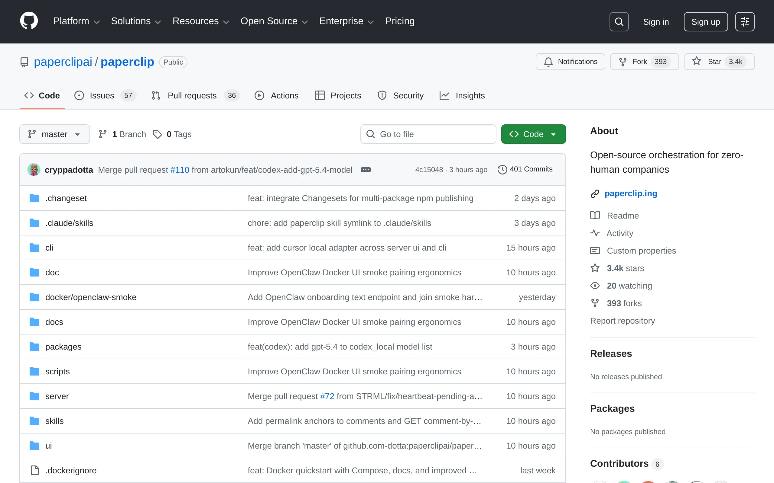 Paperclip GitHub
