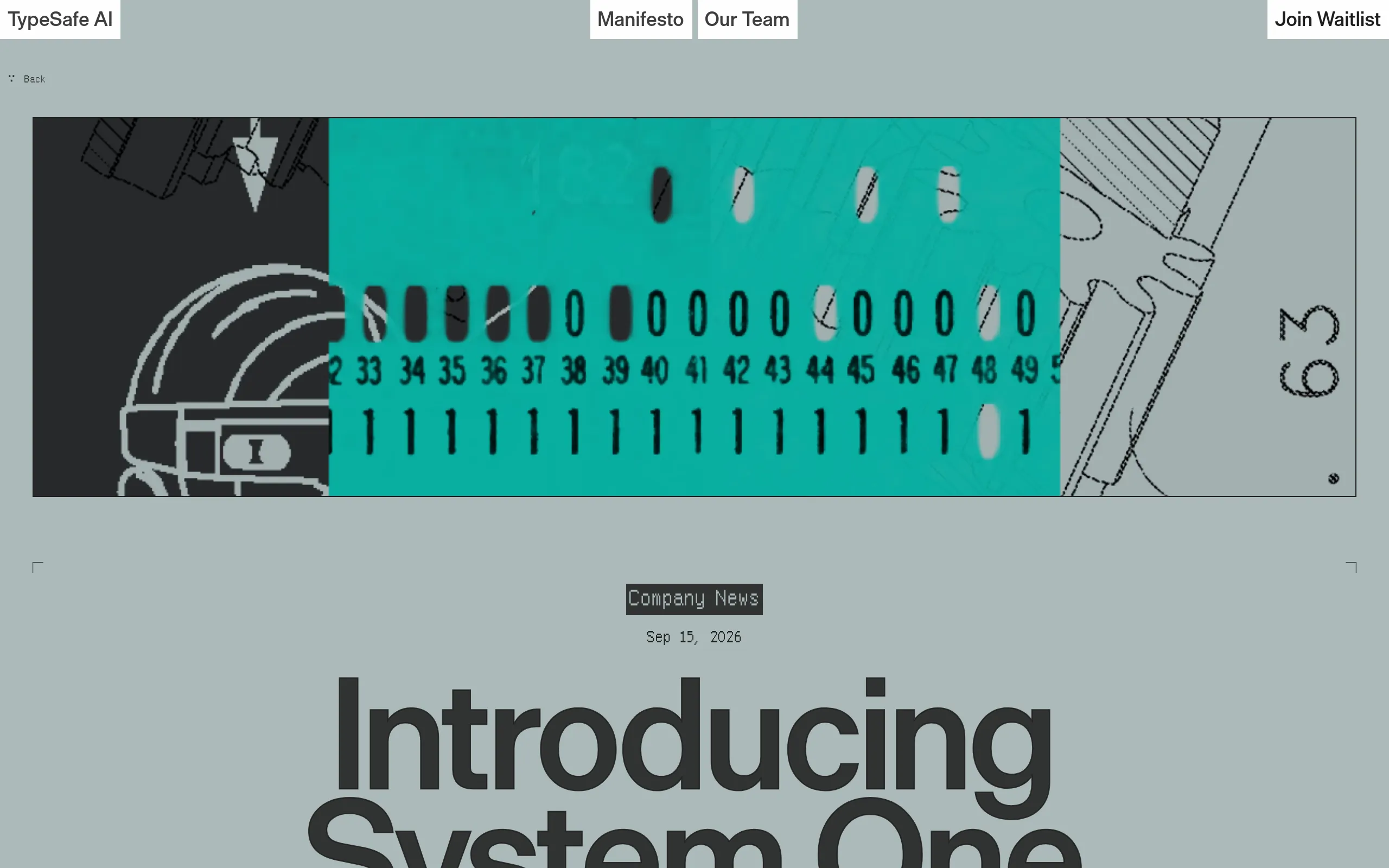 TypeSafe's System One and Jev announcement